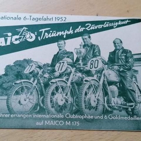 Maico brosjyre 1952.