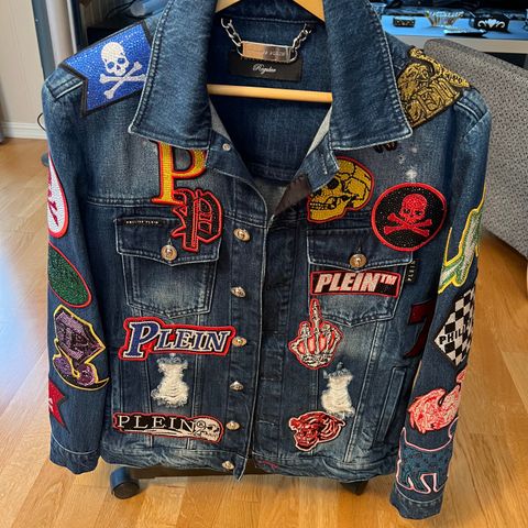 Helt ny Philipp Plein denim patches jakke