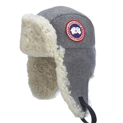 CANADA GOOSE - Aviator lue dame hat