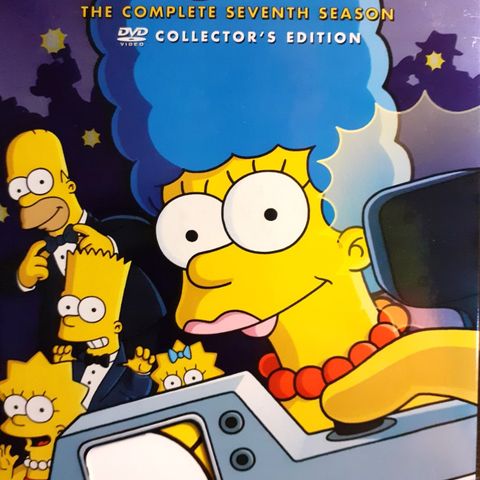 The Simpsons, sesong 7, ingen tekst, sone 2, DVDx4