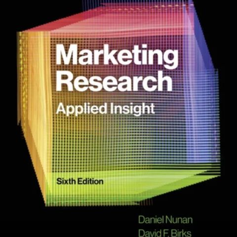 Marketing Research: Applied Insight