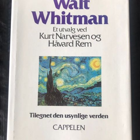 Walt Whitman: Dikt