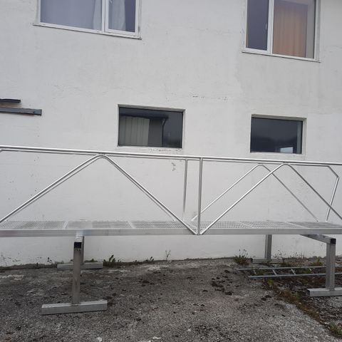 Aluminium landgang 5m langt