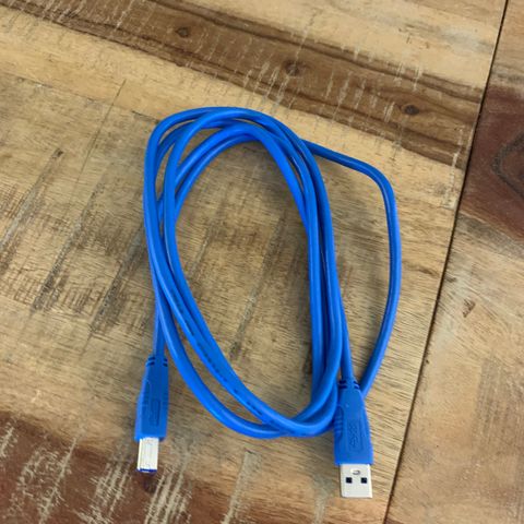 Printerkabel 200 cm - skriverkabel - USB