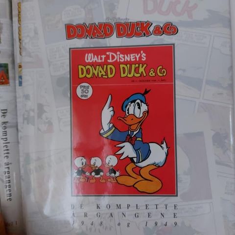 Donald Duck & Co De Komplette årganger 1948-1963  Som nye 63 Bøker