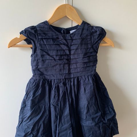Marineblå POP kjole str 104