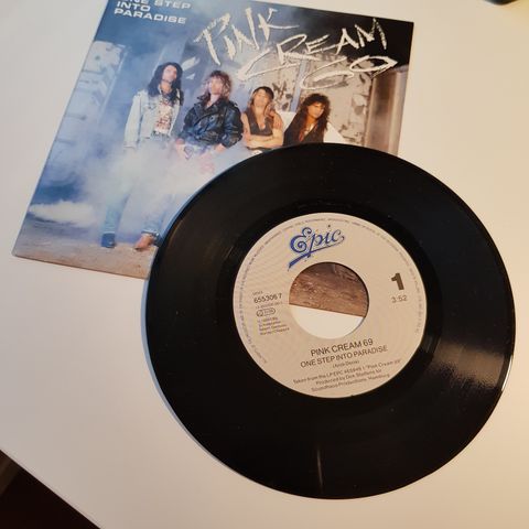 Pink Cream 69 - One Step Into Paradise vinyl singel, Andi Deris, Helloween