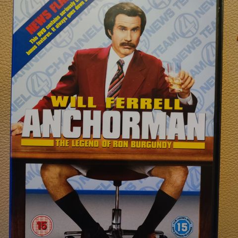 Anchorman ( DVD) - Will Ferrell - 2004 - 66 kr inkl frakt