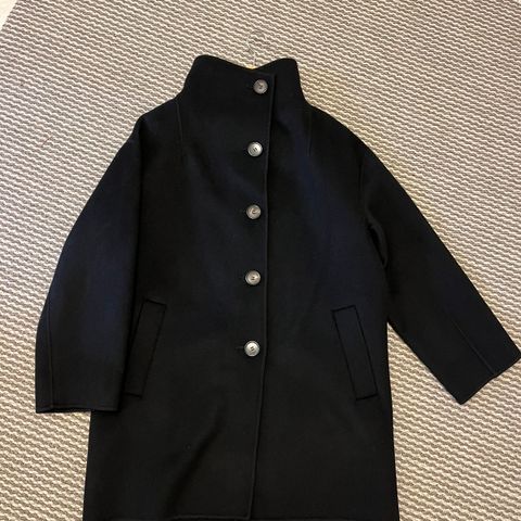 Vanessa bruno marshall coat str34 (SVART)