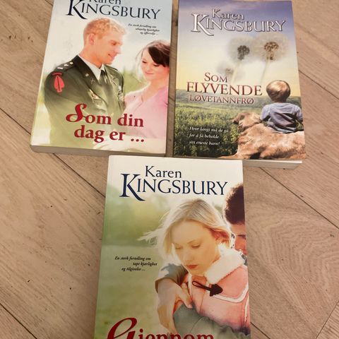 Kristne bøker/ romaner av Karen Kingsbury