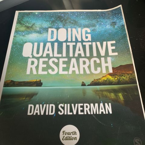 Faglitteratur, pensum master, kvalitativ forskning; Doing Qualitative Research