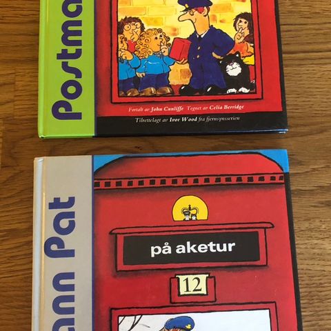 Retro Postmann Pat bøker - 1995 + 1996 - begge for 100,-