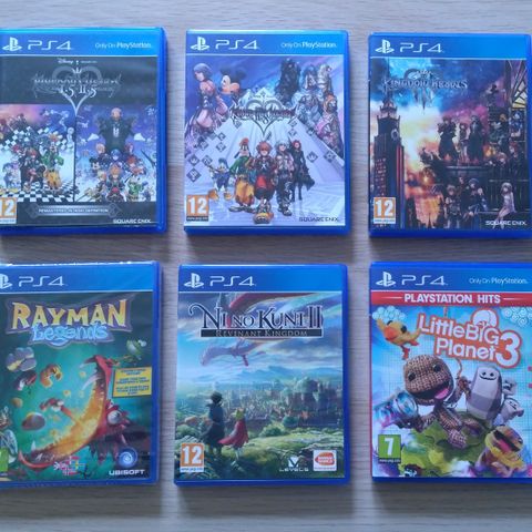 PS4 Spill Kingdom Hearts og Ni no Kuni