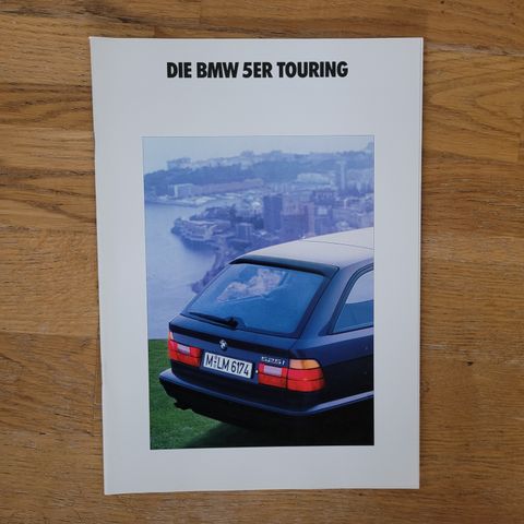 Brosjyre BMW 5-serien Touring E34 1992
