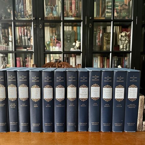 A History of England.  Complete Set of the 12-volume Folio Society