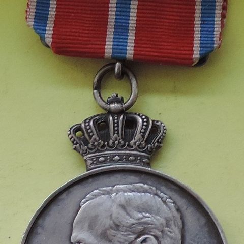 Medalje for Ædel Daad. Sølv. Haakon VII.