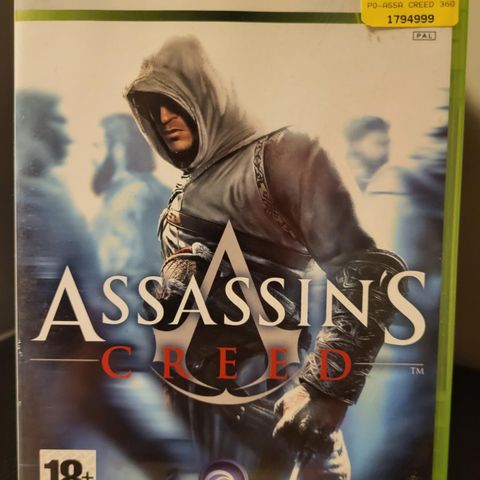 Assassins Creed,  2 stk Xbox 360 spill,  18 års aldersgrense