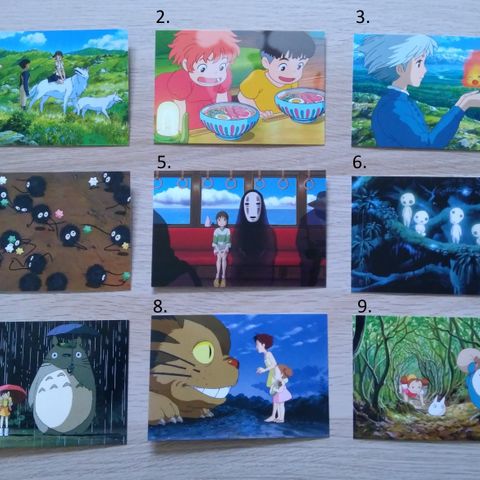 99 Studio Ghibli Postkort