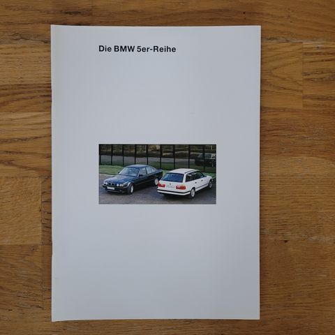 Brosjyre BMW 5-serien 1994 (utgave 2/1993)