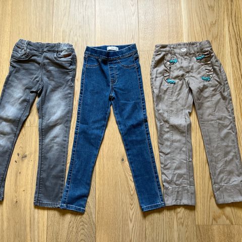 3 Slim Fit Bukser =140kr/Str116/Barneklær