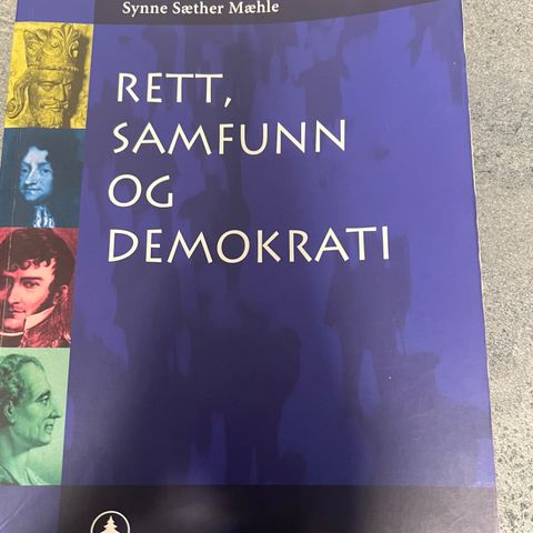 Rett, samfunn og demokrati