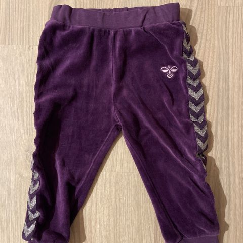 Hummel lilla purple bukse 80 baby barn