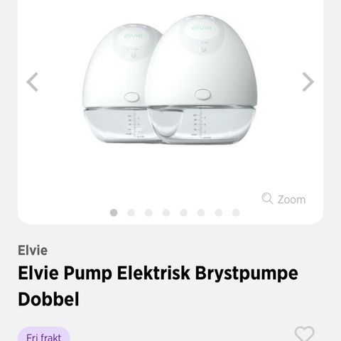 Elvie dobbel brystpumpe