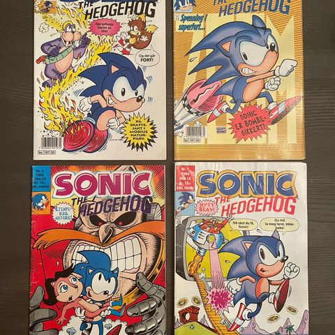 Sonic tegneserie blader 1994
