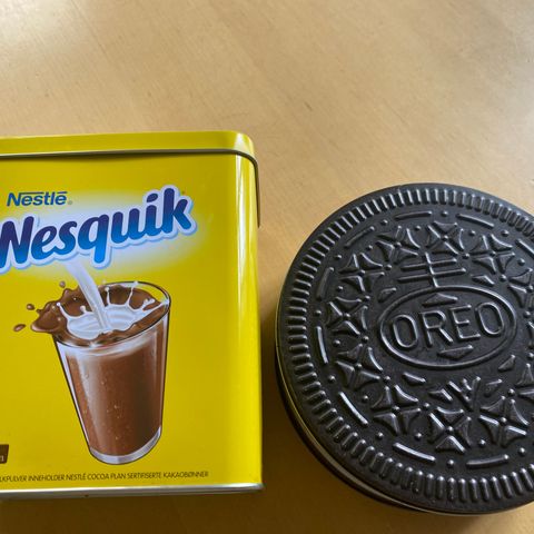 Nesquik & Oreo metall bokser