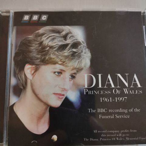 KR 5 CD DIANA BBC THE RECORDING OF THE FUNERAL SERVICE