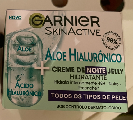 Ansiktskrem Garnier SkinActive Hyaluronic Aloe Jelly Night