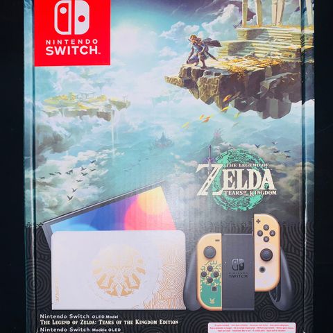 The Legend og Zelda Tears of the Kingdom OLED Nintendo Switch EUR