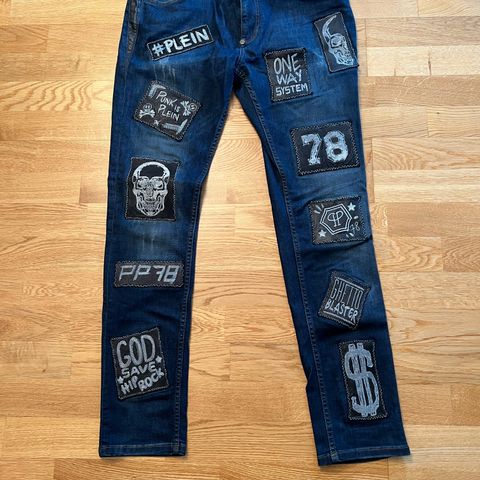 Litt brukt Philipp Plein bukser pay day slim fit str  33