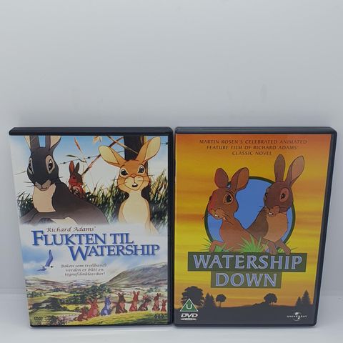 Flukten til Watership og Watership down. Dvd