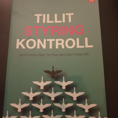 Tillit styring og kontroll