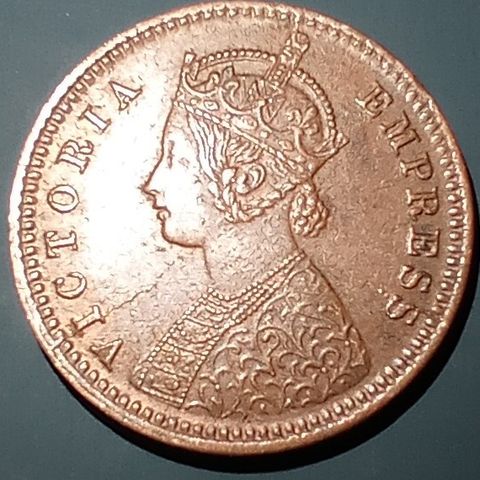 India 1⁄12 Anna = 1⁄192 Rupee 1901 NY PRIS
