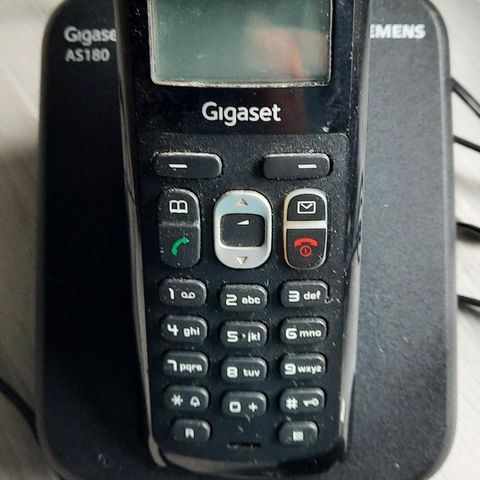 Vintage Retro Siemens Gigaset A5180 trådløs telefon Samleobjekt