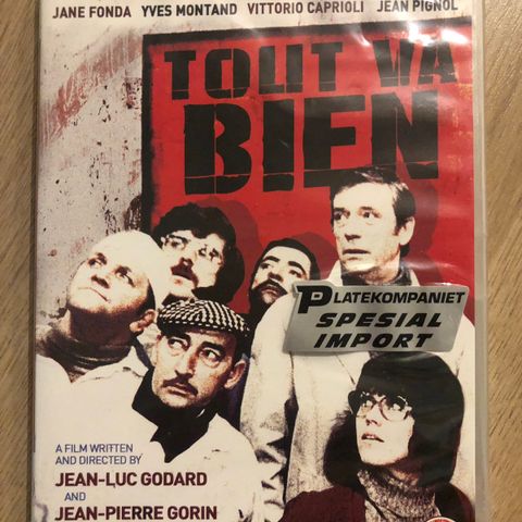 TOUT VA BIEN DVD (NY).