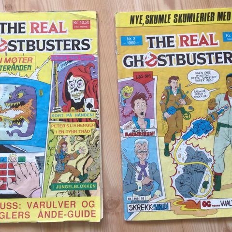 The Real Ghostbusters nr,.3 og nr.4-1989