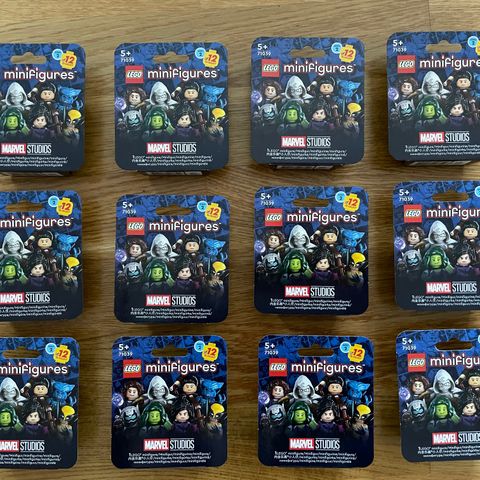 Nye LEGO Marvel 71039 Minifigures Serie 2  - Komplett samling - 12stk