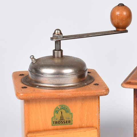 Gammel kaffekvern - pen stand