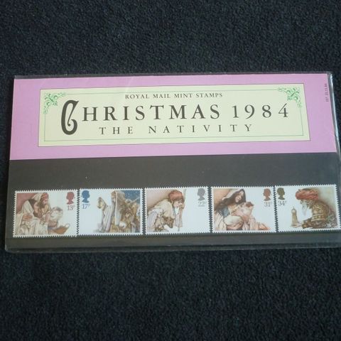 1984 Royal Mail Mint - Christmas 1984 - Frimerke samlepakke.