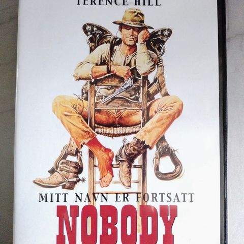 Dvd. Mitt navn er fortsatt Nobody. Terence Hill. Western/Komedie . Norsk tekst.