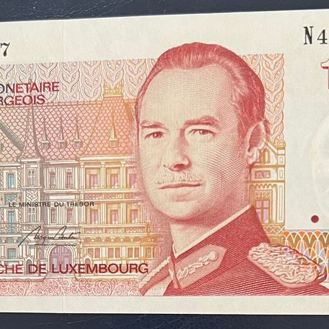 LUKSEMBURG. 100 FRANC. P-58. UNC.