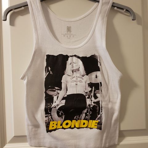 Blondie (Debbie Harry) tank top, som ny, kan sendes