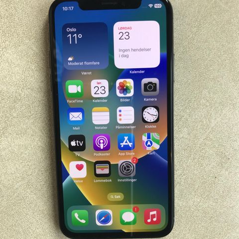 Iphone XS 64G med lader