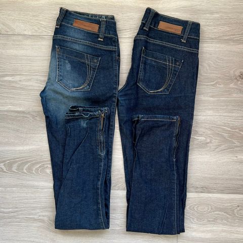 2 x Gina Tricot Perfect Jeans str 27