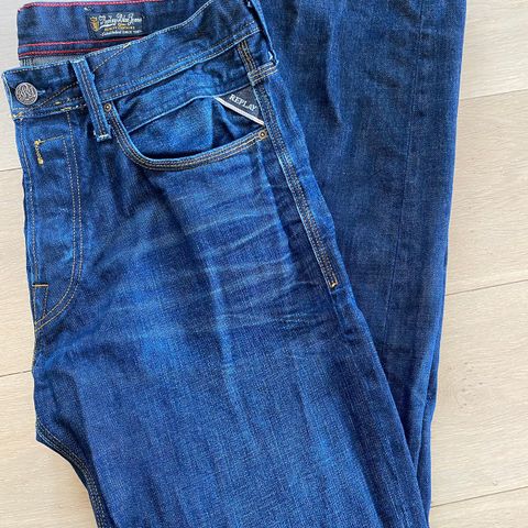 Replay Denim blue Jeans herre (Str. 34/32)