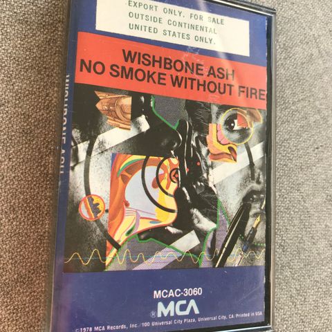 Wishbone Ash - No smoke without fire KASSETT