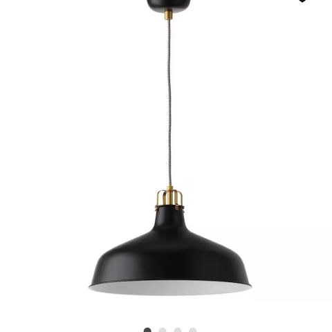 Svarte taklamper/pendler RANARP (Ikea)